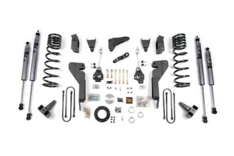 08 Dodge RAM 2500 8 Inch Lift Kit With 4 Inch Axle Diesel Fox Shocks Zone Offroad