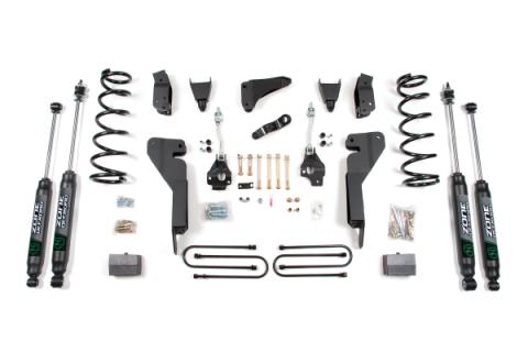 08 Dodge RAM 2500 6 Inch Lift Kit With 3.5 Inch Axle Diesel With Nitro Shocks Zone Offroad