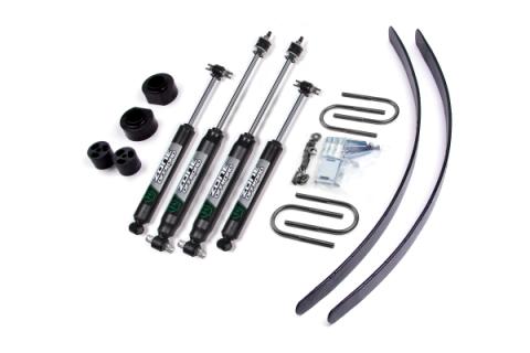 84-01 Jeep Cherokee XJ 2 Inch Lift Kit With Chrysler Axle No Shocks Zone Offroad