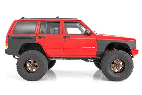 Jeep Front Upper and Lower Quarter Panel Armor 97-01 Cherokee XJ Rough Country