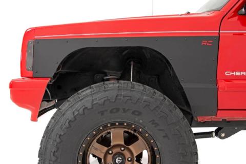 Jeep Front &amp; Rear Upper and Lower Quarter Panel Armor-84-96 Cherokee XJ Rough Country