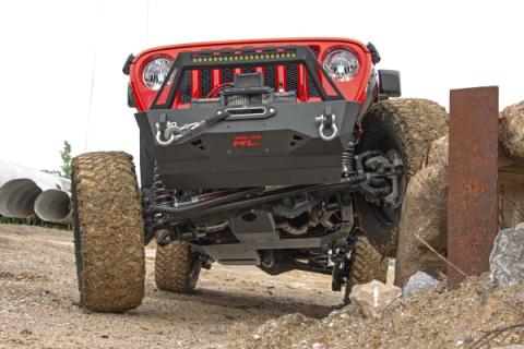 Jeep Engine + Transfer Case Skid Plate System 18-19 JL Unlimited 3.6L Rough Country