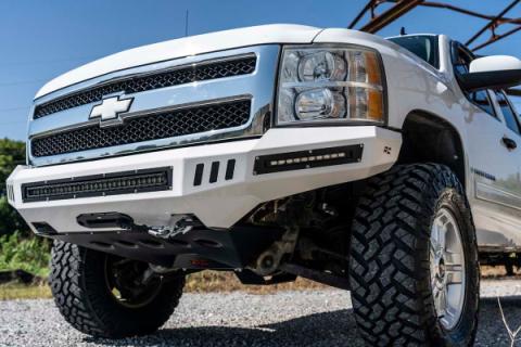 PreRunner Style Skid Plate 07-13 Silverado/Sierra 1500 w/PreRunner Bumpers Rough Country