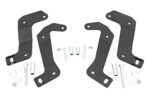 Jeep Front Control Arm Relocation Brackets 18-UP Wrangler JL/JT Gladiator Rough Country