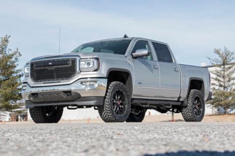 3.5 Inch GM Suspension Lift Knuckle Kit Vertex w/V2 Shocks (14-18 1500 PU 4WD Cast Steel) Rough Country