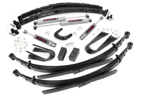 6 Inch Suspension Lift System 56 Inch Rear Springs 73-76 C20/K20/C25/K25 Rough Country