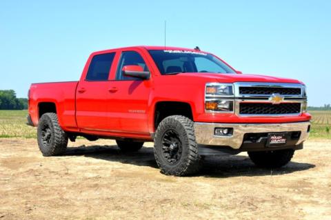 2 Inch Leveling Lift Kit Red Billet Aluminum 07-20 Avalanche SUV/07-18 1500 Rough Country