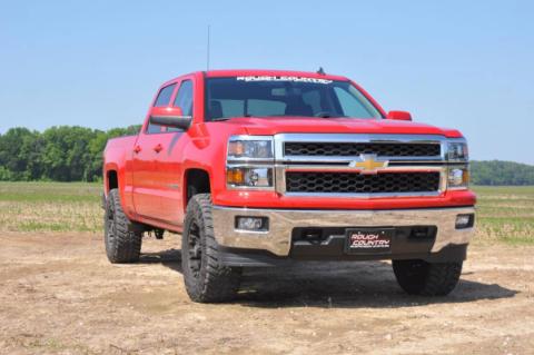 2.5 Inch Leveling Lift Kit w/N3 Loaded Struts 07-16 Silverado/Sierra 1500 Cast Steel &amp; Cast Aluminum Rough Country
