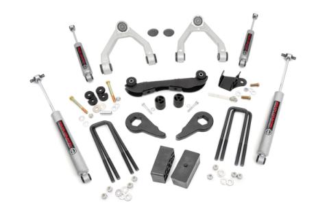 2-3 Inch Suspension Lift Kit Rear Blocks 95-99 Tahoe/Yukon Rough Country