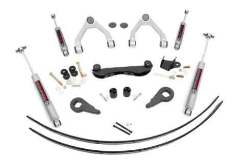 2-3 Inch Suspension Lift Kit Rear Add A Leafs 95-99 Tahoe/Yukon Rough Country