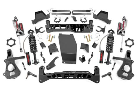 7 Inch Suspension Lift Kit Vertex 14-18 Silverado/Sierra 1500 4WD Aluminum/Stamped Steel Rough Country