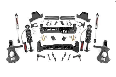7 Inch Suspension Lift Kit Vertex &amp; V2 14-18 Silverado/Sierra 1500 2WD Cast Steel Rough Country