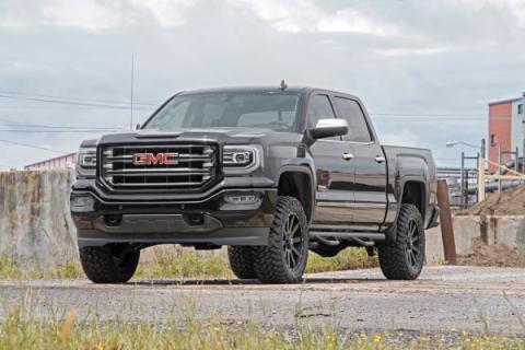 3.5 Inch Lift Kit Alum/Cast Steel Red Silverado/Sierra 1500 (07-16) Rough Country