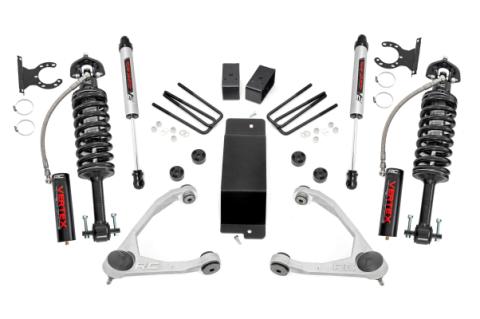 3.5 Inch GM Suspension Lift Kit w/Upper Control Arms Vertex w/V2 Shocks (07-16 1500 PU 4WD) Rough Country