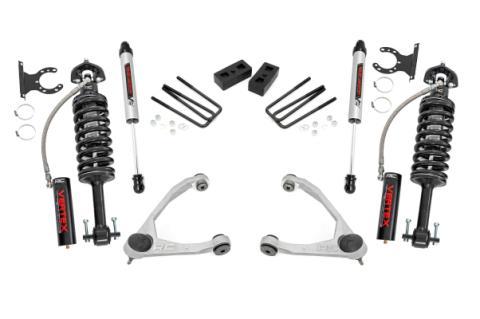 3.5 Inch Lift Kit Forged UCA Cast Steel Vertex/V2 Silverado/Sierra 1500 (07-13) Rough Country