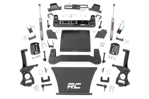 6 Inch Suspension Lift Kit Strut Spacers 19-20 Silverado 1500 4WD/2WD Rough Country