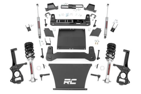 6 Inch Suspension Lift Kit Lifted Struts 19-20 Silverado 1500 4WD/2WD Rough Country