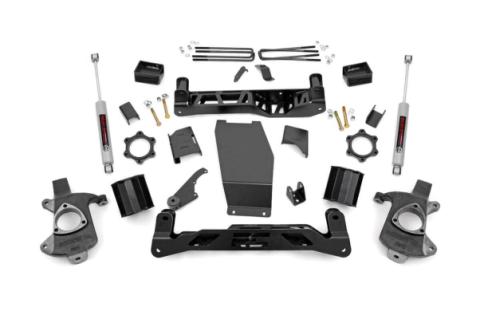 5 Inch Suspension Lift Kit w/N3 14-18 Silverado/Sierra 1500 4WD Cast Steel Rough Country