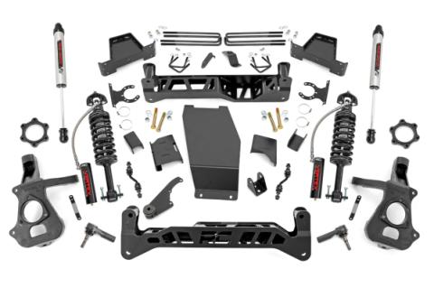 7 Inch Suspension Lift Kit Vertex &amp; V2 14-18 Silverado/Sierra 1500 4WD Cast Steel Rough Country
