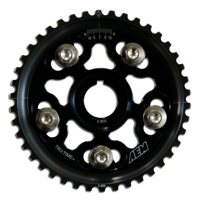 Tru-Time Adjustable Cam Gear Honda H-Series Engines H22A1/H22A4 5-Bolt AEM Electronics