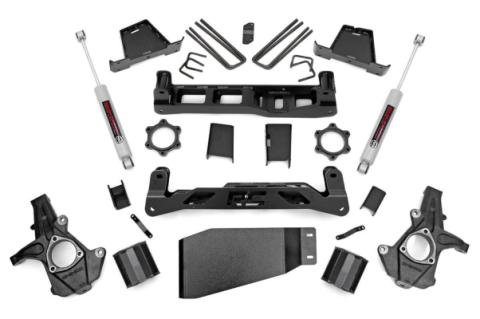 6 Inch Suspension Lift Kit N3 07-13 Silverado/Sierra 1500 Rough Country