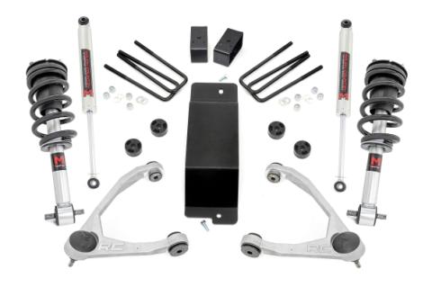 3.5 Inch Lift Kit UCA M1 Struts Silverado/Sierra 1500 (07-13) Rough Country
