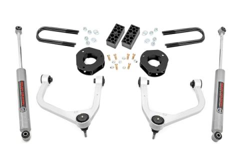 3.5 Inch Lift Kit Rear Mono Leaf Chevy Silverado 1500 2WD/4WD (2022-2024) Rough Country