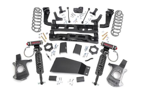 7 Inch Suspension Lift Kit W/Vertex Coilovers 07-13 Suburban/Yukon XL Rough Country