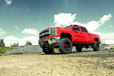 7 Inch Suspension Lift Kit Lifted Struts 14-18 Silverado/Sierra 1500 4WD Aluminum Rough Country