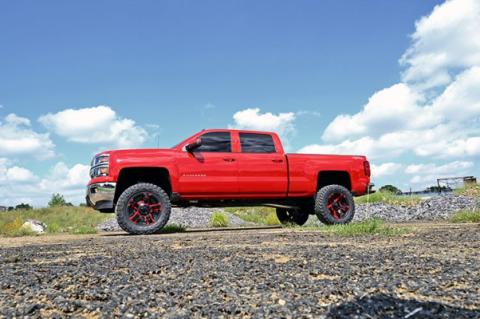 7 Inch Suspension Lift Kit Lifted Struts 14-18 Silverado/Sierra 1500 4WD Aluminum Rough Country
