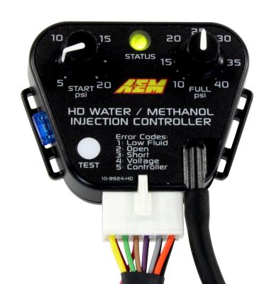 V3 Water/Methanol Injection Kit 40 PSI Max HD Controller 5 Gallon Reservoir AEM Electronics