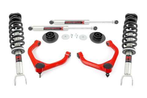 3 Inch Lift Kit M1 Struts/M1 Red Ram 1500 4WD (2012-2018 &amp; Classic) Rough Country