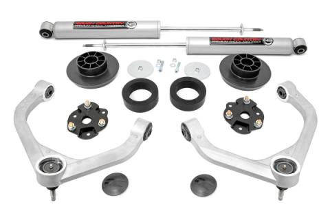 3.5 Inch RAM Bolt-On Lift Kit w/Rear N3 Shocks 19-Up RAM 1500 4WD Rough Country