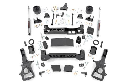 6 Inch RAM Suspension Lift Kit 19-20 RAM 1500 4WD 22XL Factory Wheel Models Rough Country