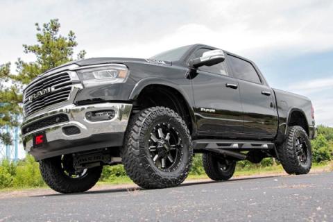 6.0 Inch Ram Suspension Lift Kit Vertex and V2 19-Up Ram 1500 4WD 22XL Factory Wheel Models) Rough Country