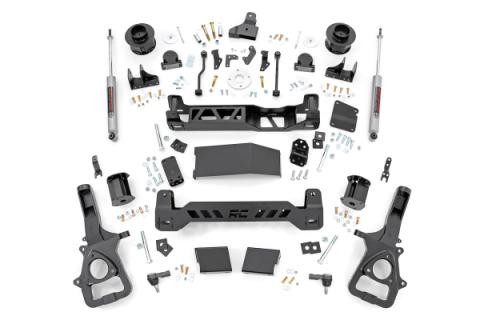 5 Inch RAM Suspension Lift Kit 19-20 RAM 1500 4WD Air Ride/22XL Wheels Rough Country