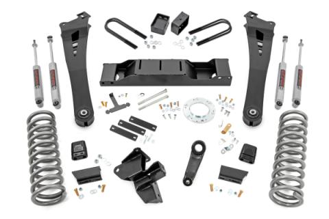 5 Inch Dodge Radius Arm Suspension Lift Kit 19-Up RAM 3500 4WD Diesel, Dual Rear Wheels Rough Country