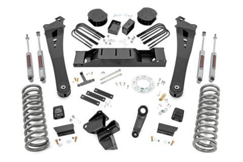 5 Inch Lift Kit Diesel AISIN Ram 3500 4WD (2019-2024) Rough Country