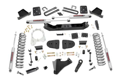 6 Inch Lift Kit Diesel No OVLD Ford F-250/F-350 Super Duty 4WD (23-25) Rough Country