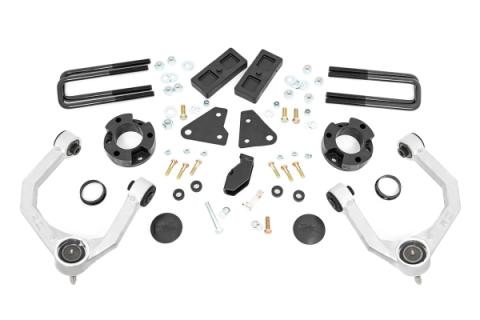 3.5 Inch Lift Kit Forged Alum UCA Cast Steel Knuckles 19-22 Ford Ranger 4WD Rough Country