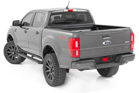 3.5 Inch Lift Kit Forged Alum UCA Cast Steel Knuckles 19-22 Ford Ranger 4WD Rough Country