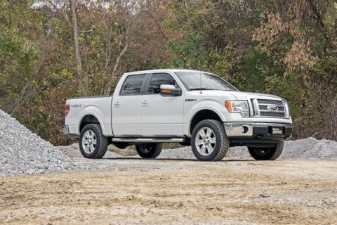 2 Inch Leveling Lift Kit Lifted Struts &amp; N3 Shocks 09-13 F-150 Rough Country