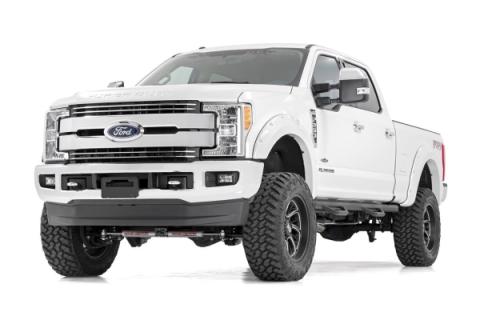 4.5 Inch Suspension Lift Kit w/Front Drive Shaft 17-19 F-250/350 4WD 4 Inch Axle Diesel Rough Country
