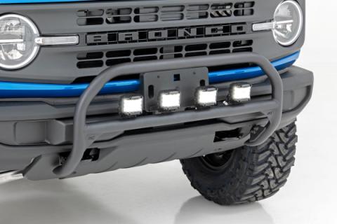Nudge Bar 20 Inch Black Series Single Row LED 21-Up Ford Bronco 4WD Rough Country