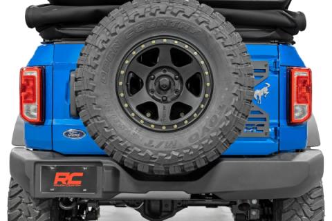 Spare Tire Relocation Tailgate and Reinforcement Bracket 21-Up Ford Bronco Rough Country
