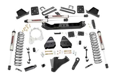 6 Inch Suspension Lift Kit w/V2 Shocks 17-20 F-250/350 4WD Diesel Rough Country