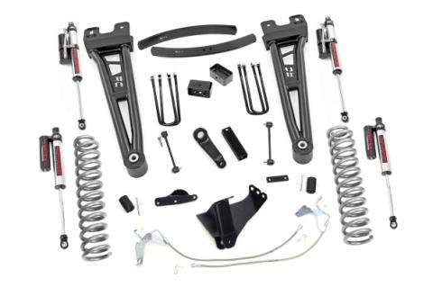 6 Inch Suspension Lift Kit Radius Arms w/Vertex Shocks 08-10 F-250/350 4WD Diesel Rough Country