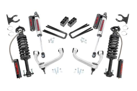 3.0 Inch Ford Bolt-On Arm Lift Kit w/ Vertex For 14-20 F-150 4WD Rough Country