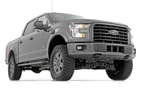 4 Inch Suspension Lift Kit Lifted Struts 15-20 F-150 4WD Rough Country