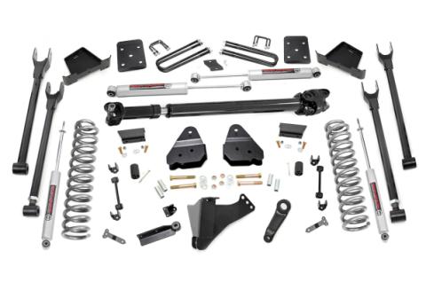 6 Inch Ford 4-Link Suspension Lift Kit 17-19 F-250 4WD Diesel w/Overloads Rough Country